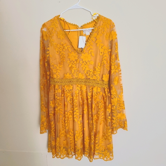 Love Riche Dresses & Skirts - LoveRich, size L, yellow